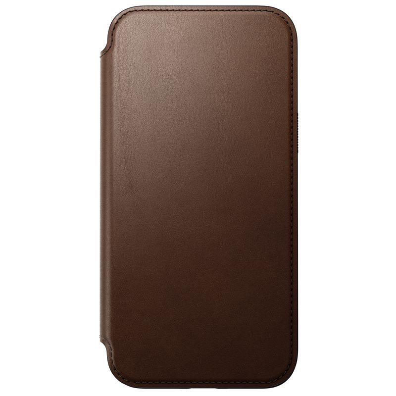 Nomad Modern Leather Folio Iphone 15 Pro Max Brun