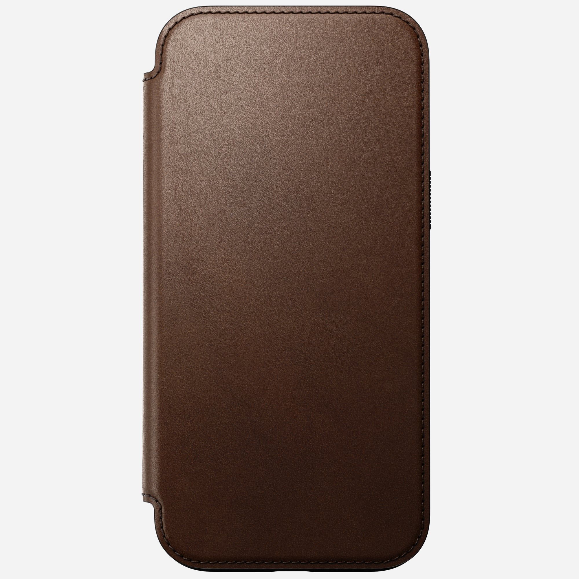 Nomad Modern Leather Folio (iPhone 16 Pro) - Mørk brun