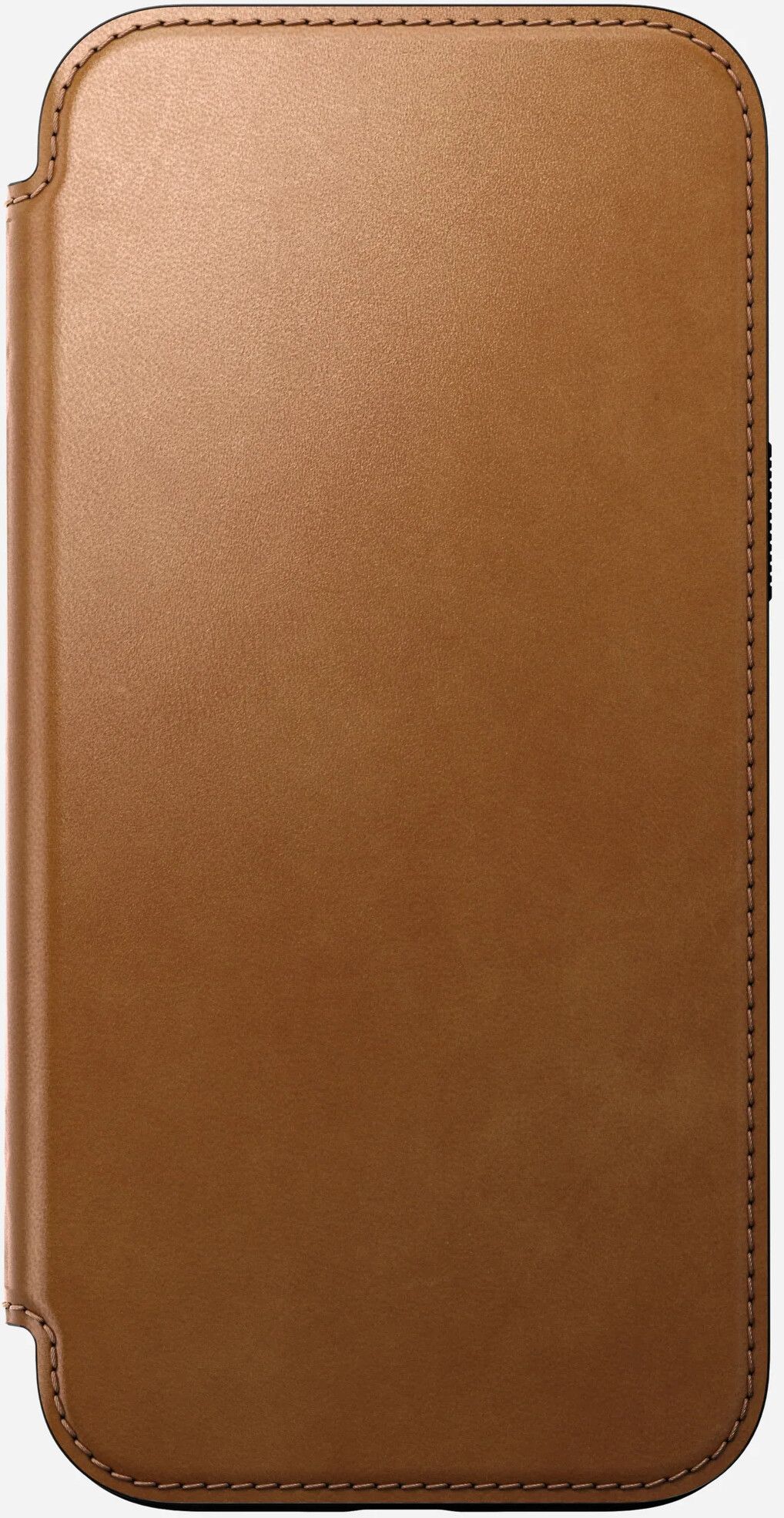 Nomad Modern Leather Folio (iPhone 16 Pro) - Lys brun