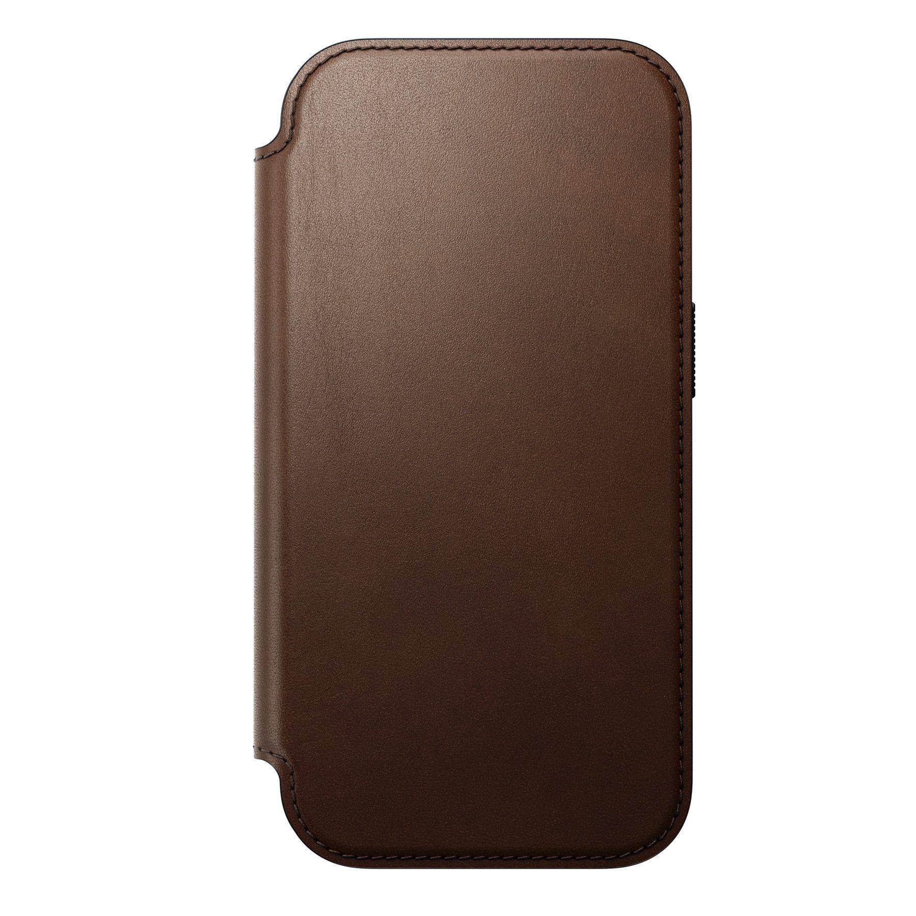 Nomad Modern Leather Folio (iPhone 17 Pro/18 Pro) - Mörkbrun