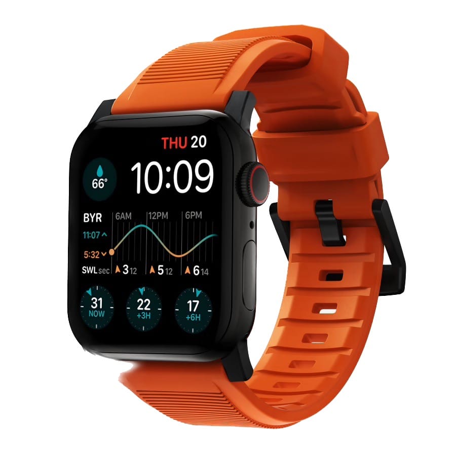 Nomad Rugged Band (Watch 49/46/45/44/42mm) - Orange /svart