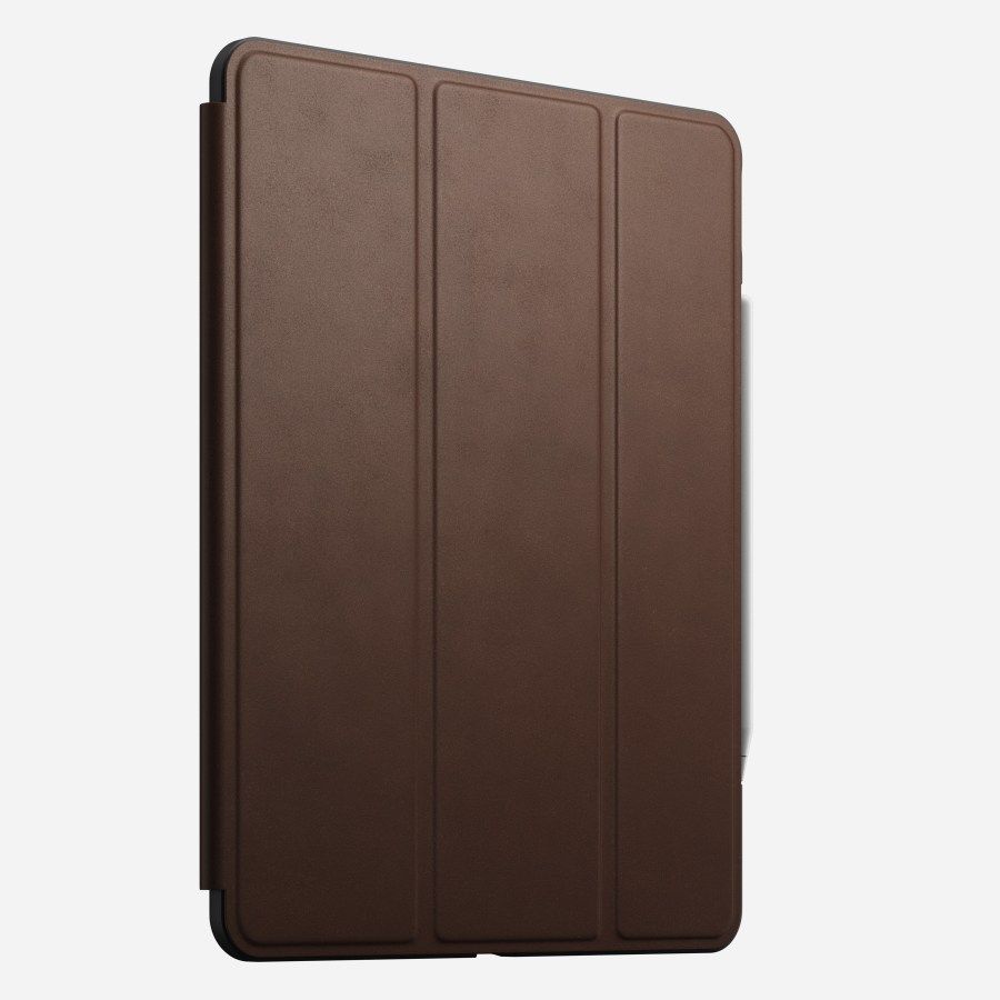 Nomad Rugged Leather Folio (iPad Pro 12,9 (2020)) - Brun