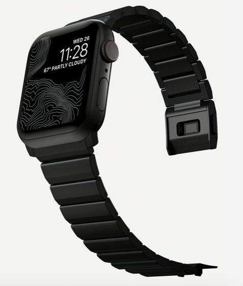 Nomad Titanium Band V2 (Watch 49/46/45/44/42mm) - Svart
