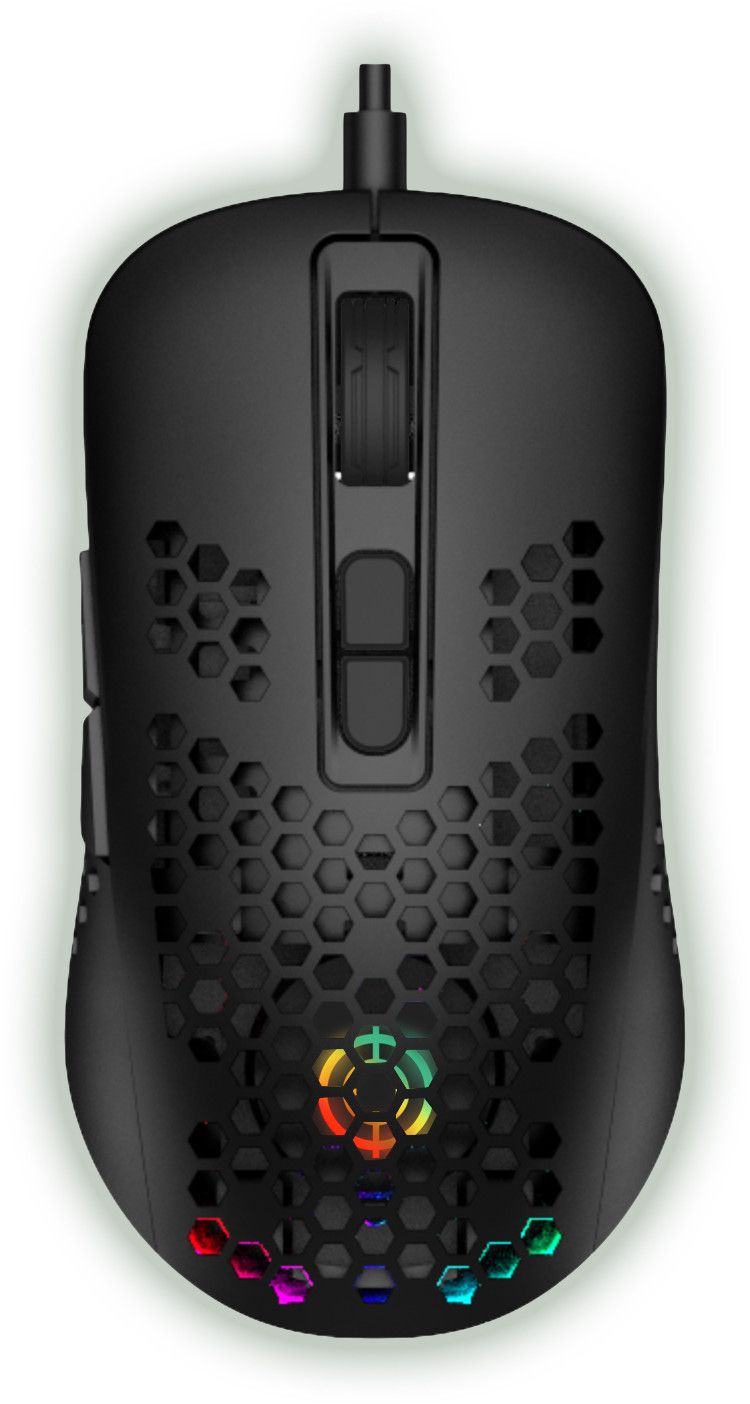 NORTH Gaming Mouse M200 RGB - Gaming mus - 7 - Svart