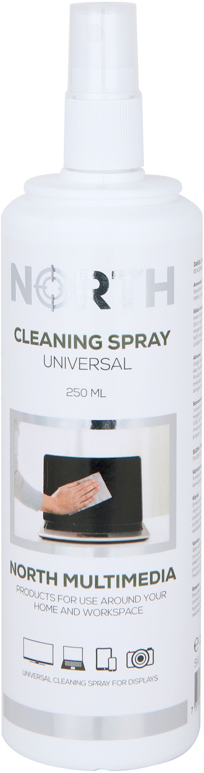NORTH Cleaning kit Universal Cleaning Spray and Microfiber cloth