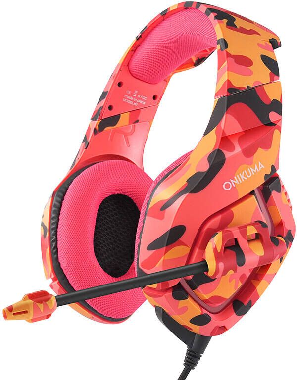 Onikuma K1-B Camouflage Elite Stereo Gaming Headset - Brun