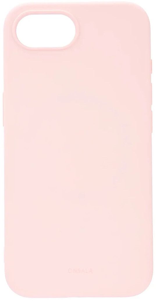 ONSALA Phone Case iPhone 16E Back Silicone Touch MagSerie Chalk Pink