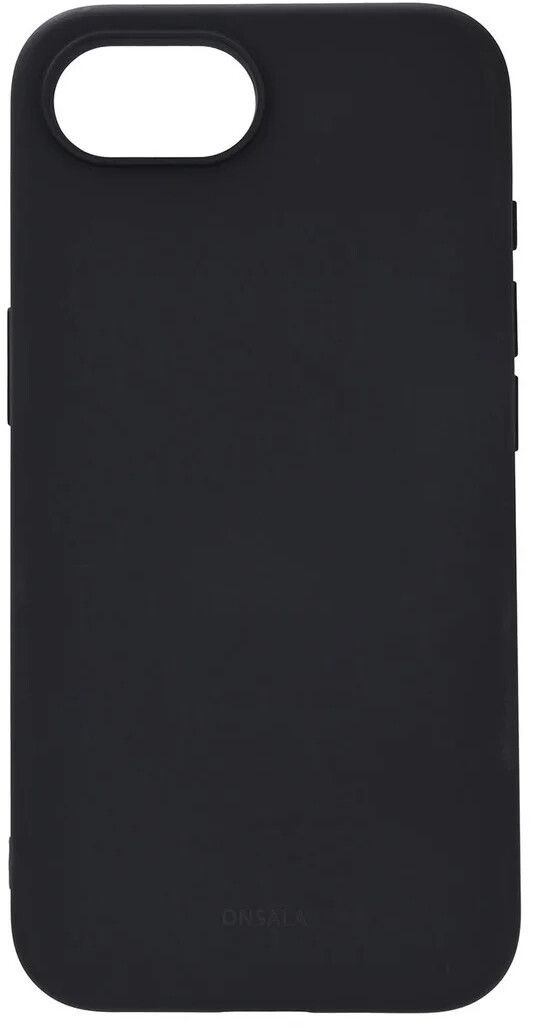 ONSALA Phone Case iPhone 16E Back Silicone Touch MagSerie Black