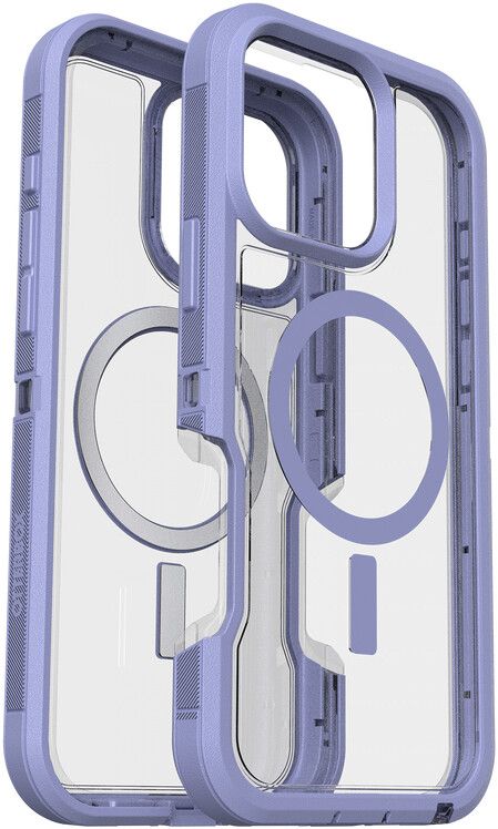 OtterBox Defender XT Clear med MagSafe (iPhone 16 Pro Max) - Lila