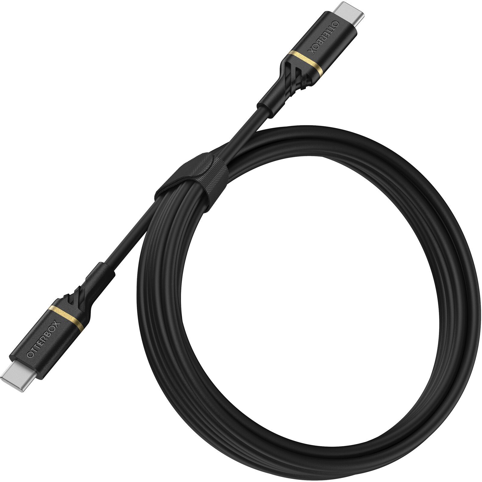 OtterBox Fast Charge USB-C til USB-C-kabel - 2 meter - Svart