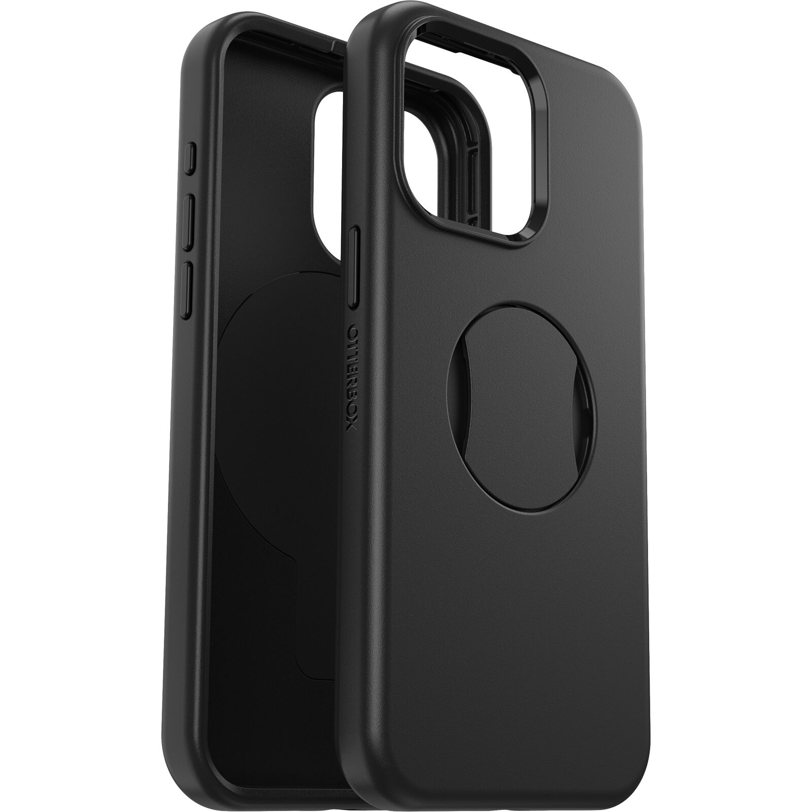 OtterBox OtterGrip Symmetry-deksel (iPhone 15 Plus) - Svart