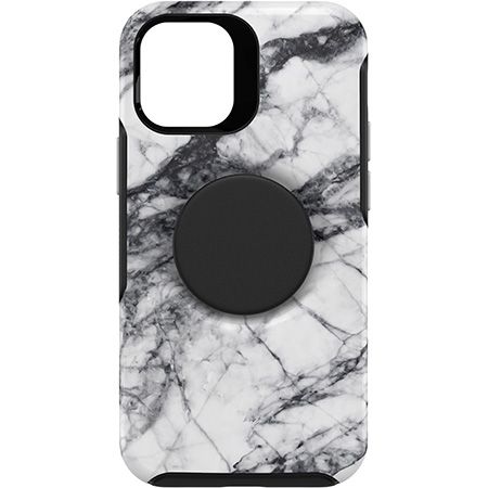 Otterbox + Pop Symmetry (iPhone 12 mini) - Hvit marmor