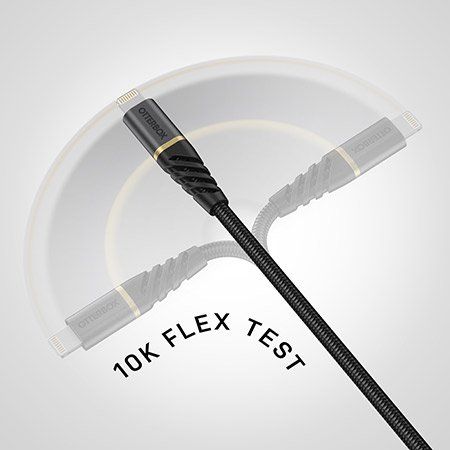 OtterBox Premium USB-C til USB-C-kabel - Svart 3 meter
