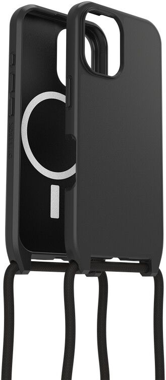 OtterBox React Halskjedeveske MagSafe (iPhone 16) - Svart