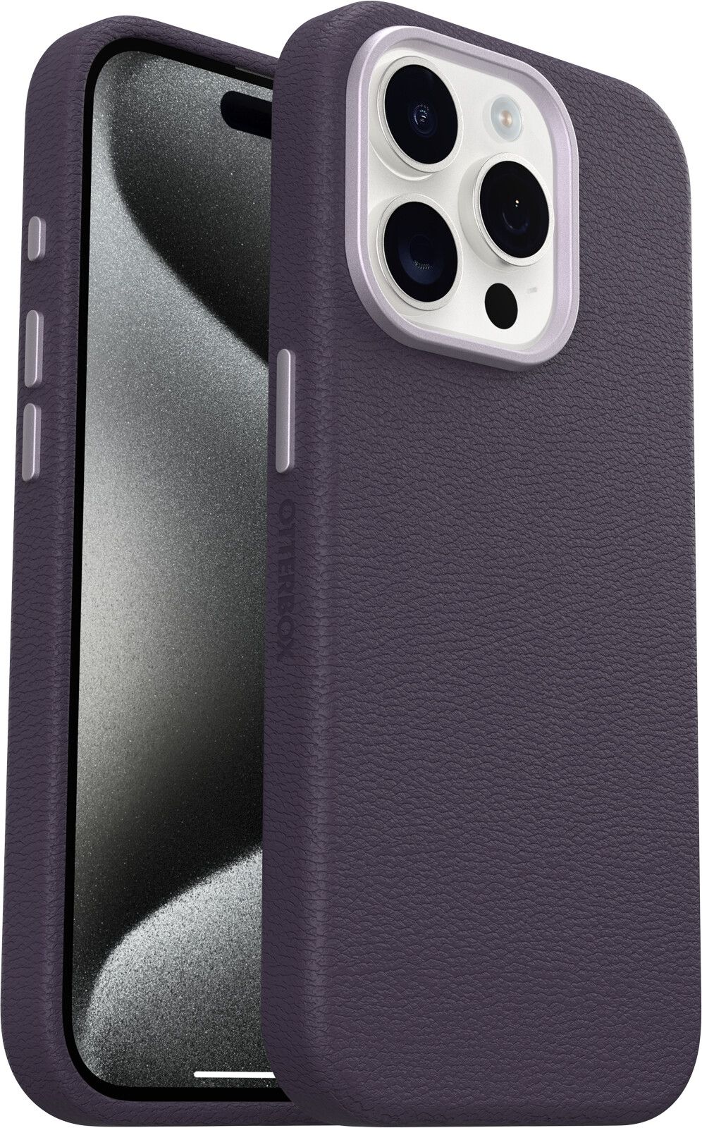 OtterBox Symmetry Cactus Leather Apple 15 iPhone Pro Plum Luxe - purple