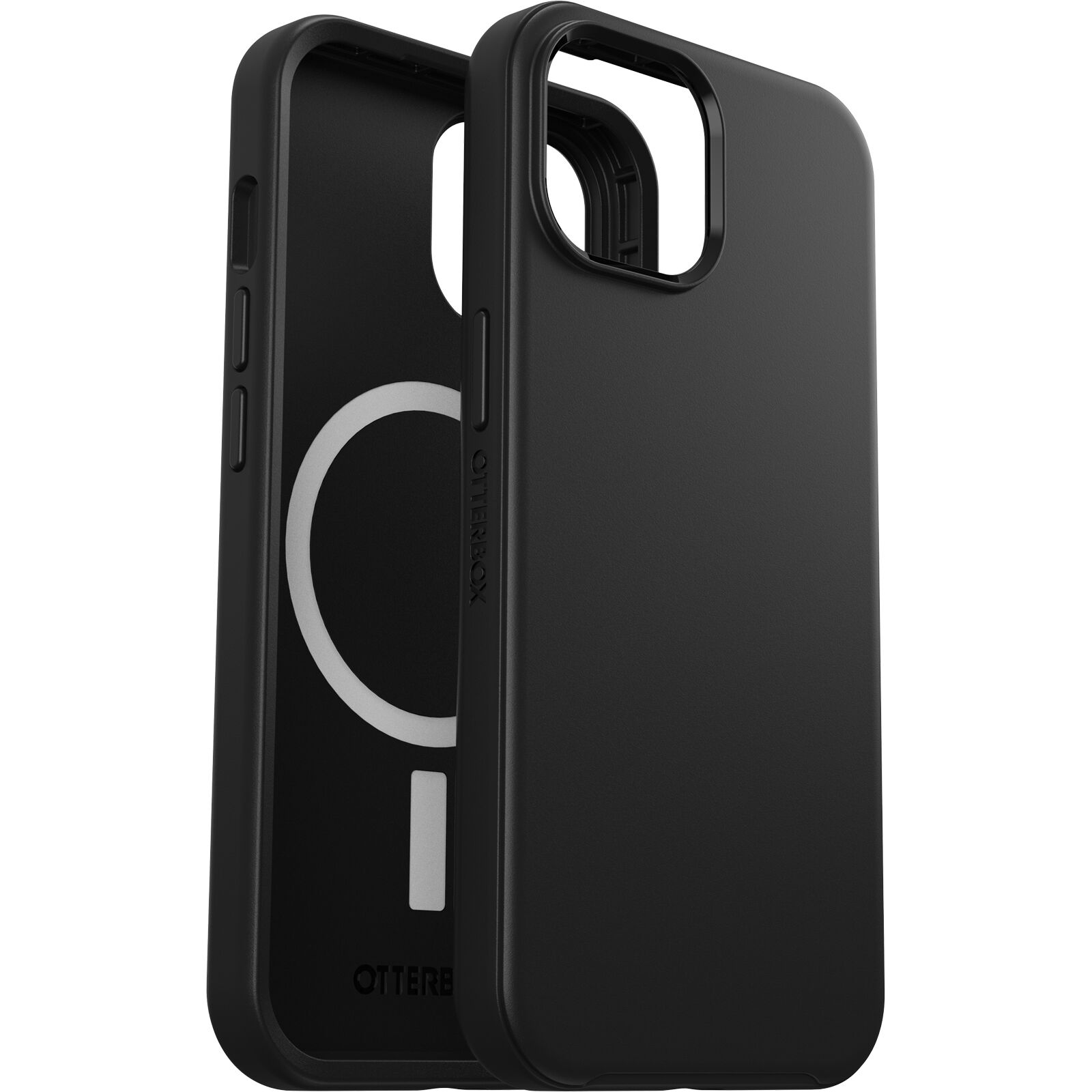 OtterBox Symmetry-deksel med MagSafe (iPhone 15) - Svart
