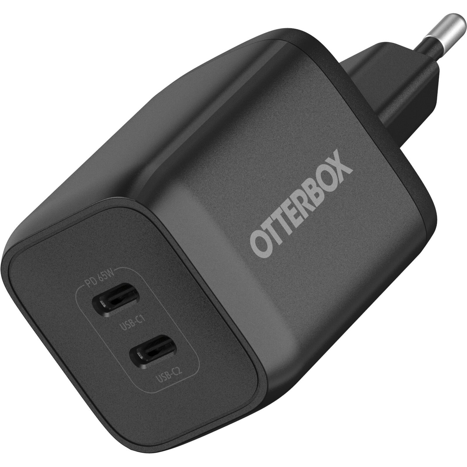 OtterBox GaN USB-C 65W Vegglader (sort)