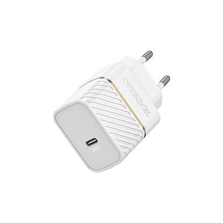 OtterBox USB-C Vegglader 30W - Hvit