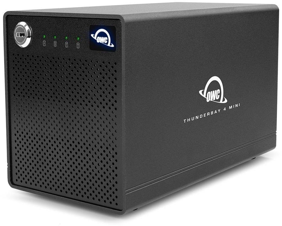 OWC ThunderBay 4 mini med Thunderbolt 3 - Uten softraid