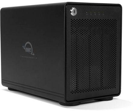 OWC ThunderBay 4 med Thunderbolt 3 - Uten softraid