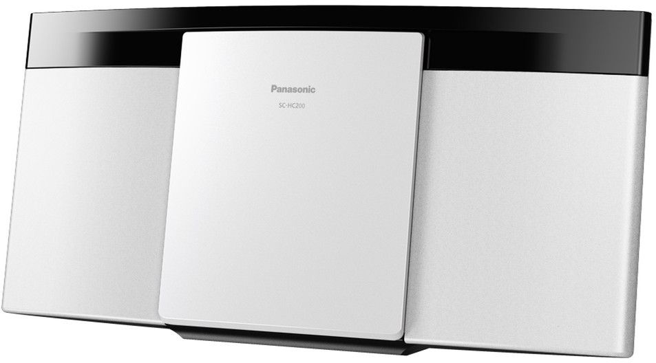Panasonic SC-HC200 - Mikrosystem - 2 x 10 watt - hvit
