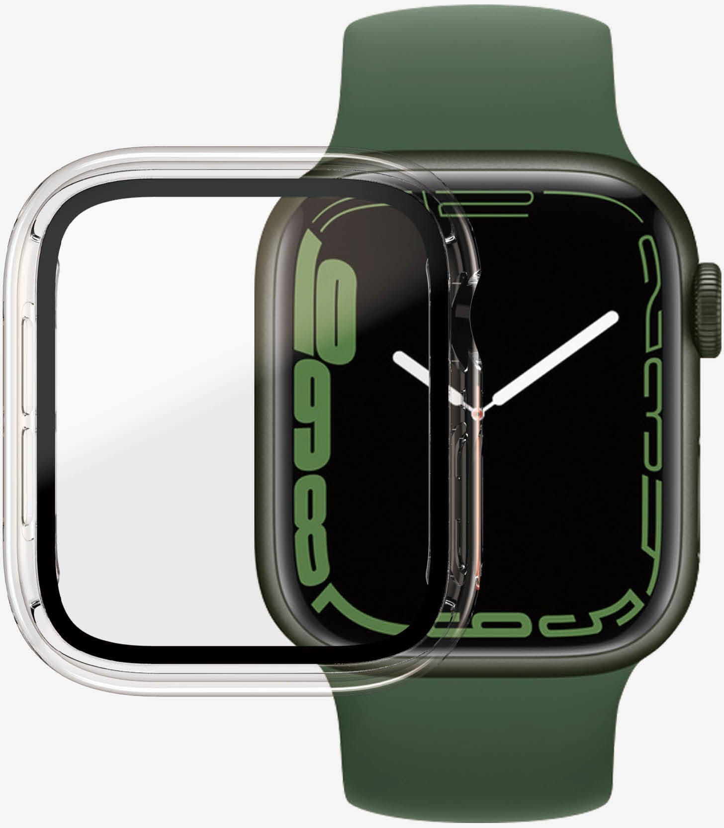 PanzerGlass Screen Protection Full Body Apple Watch Series 9 | 8 | 7 | 45mm | Transparent