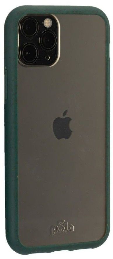 Pela Clear - iPhone 11 Pro case - Green