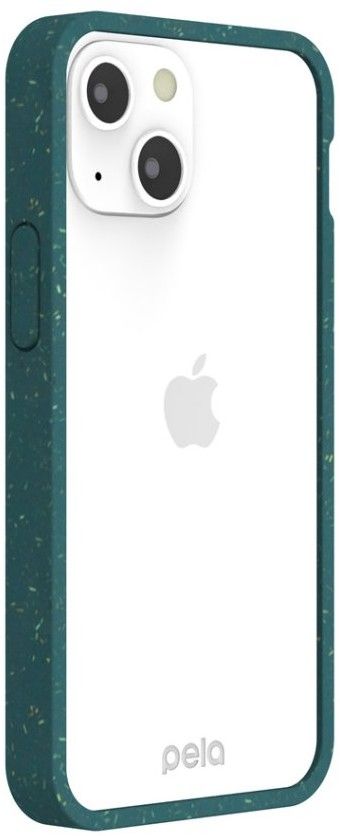 Pela Clear Eco-Friendly Case (iPhone 13 mini) - Grønn