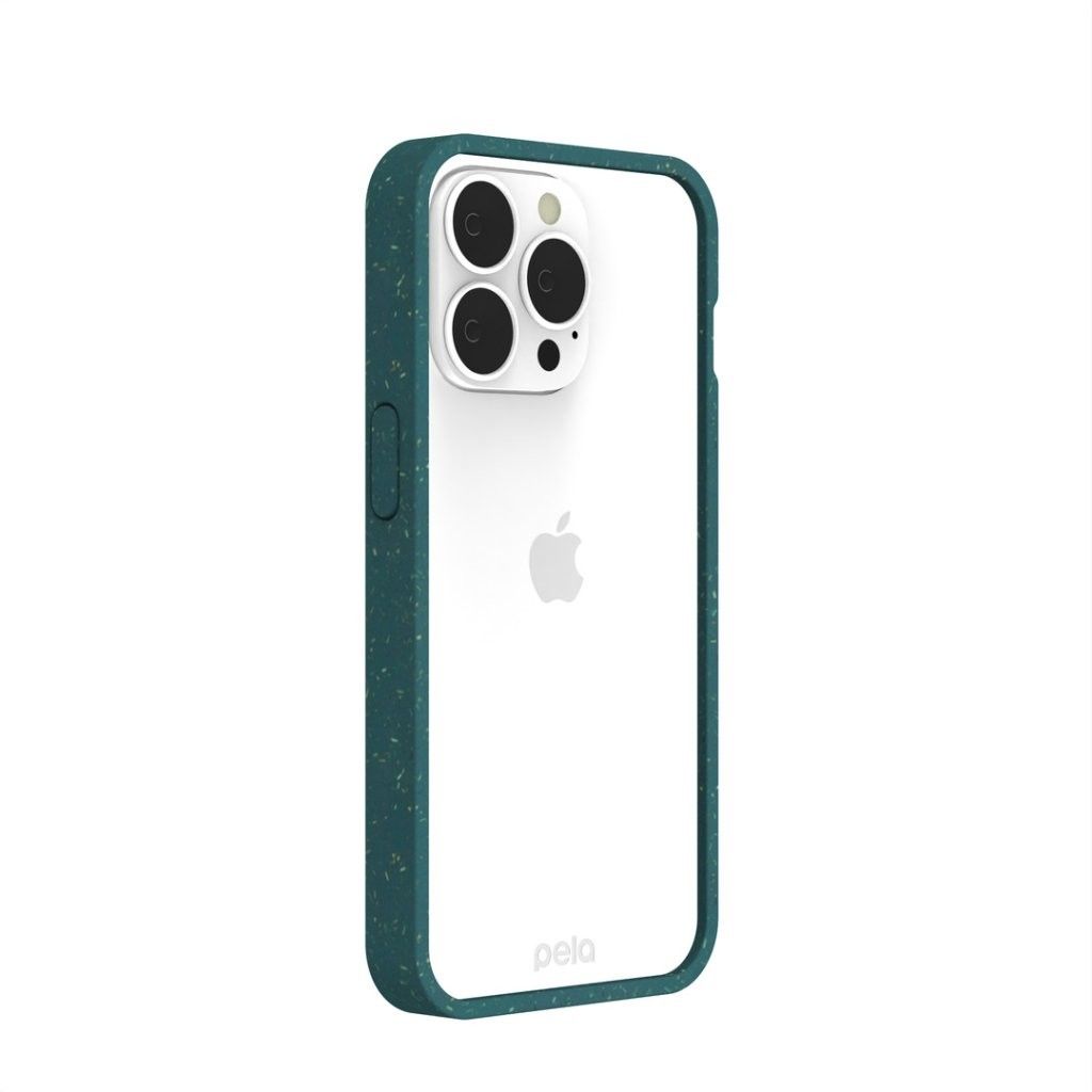 Pela Clear - iPhone 13 Pro case - Green