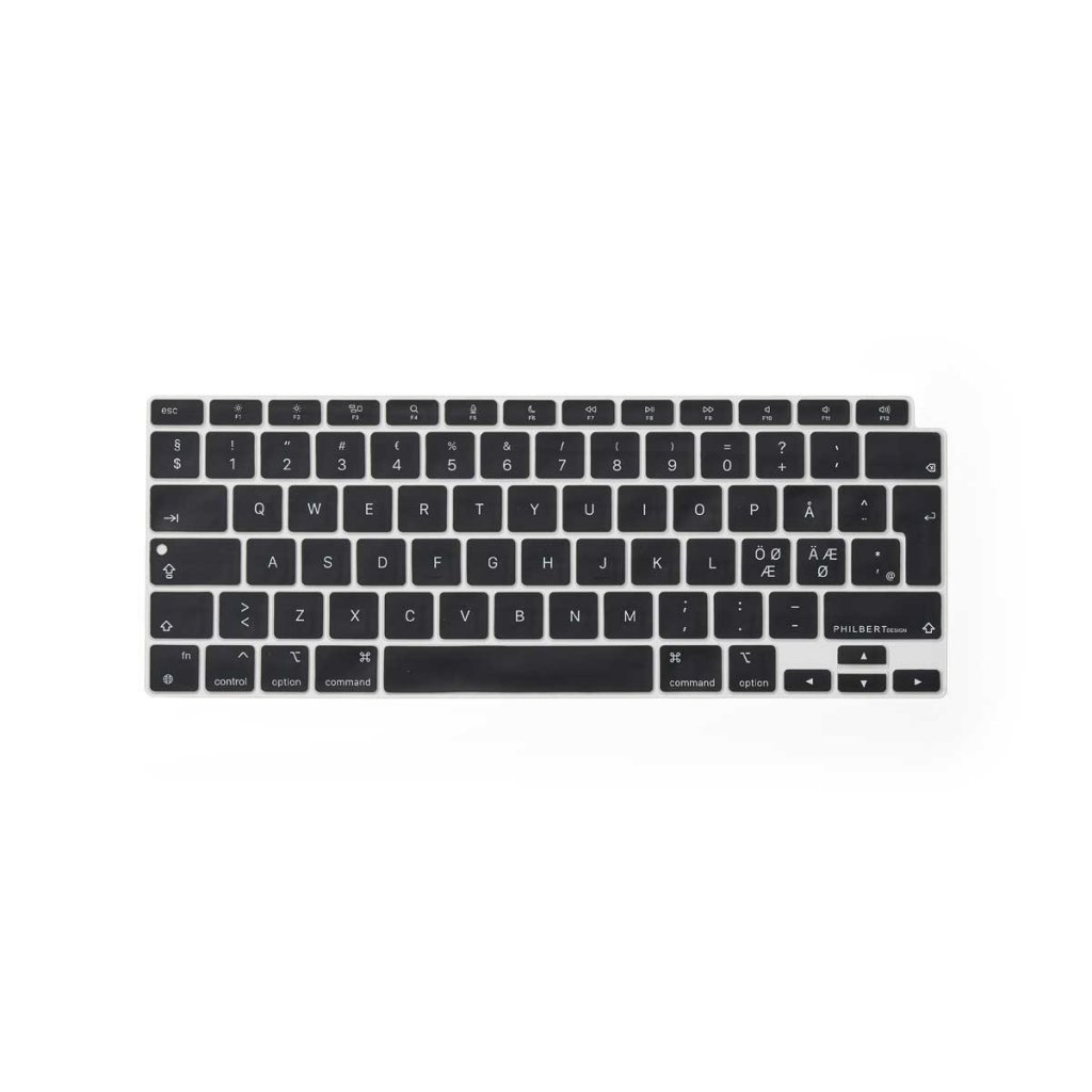 Philbert Keyboard Cover for MacBook Air 2020 - Black