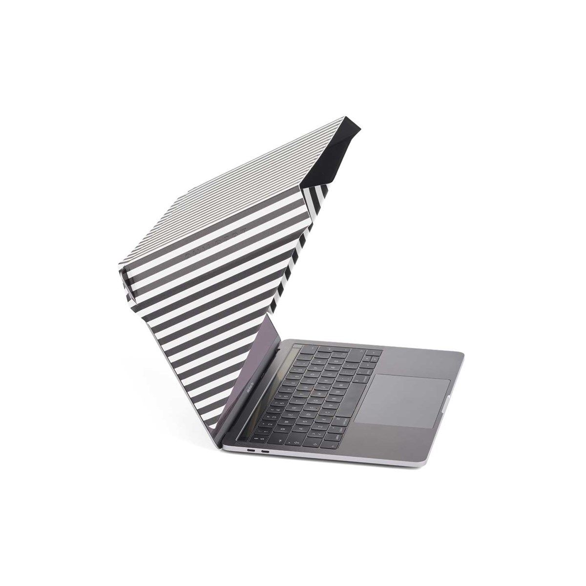 Philbert Ultra Slim Solskjerm og Privacy Hette (15"-16") - Randig