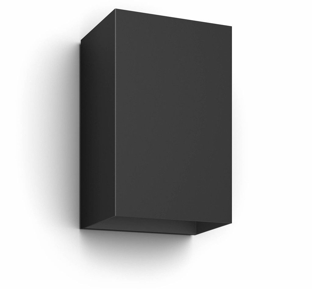 Philips Hue Resonate WACA Vegglampe 2x8 (sort)