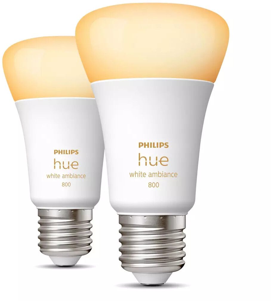 Philips Hue White Ambiance E27 1-pack - 2-pack