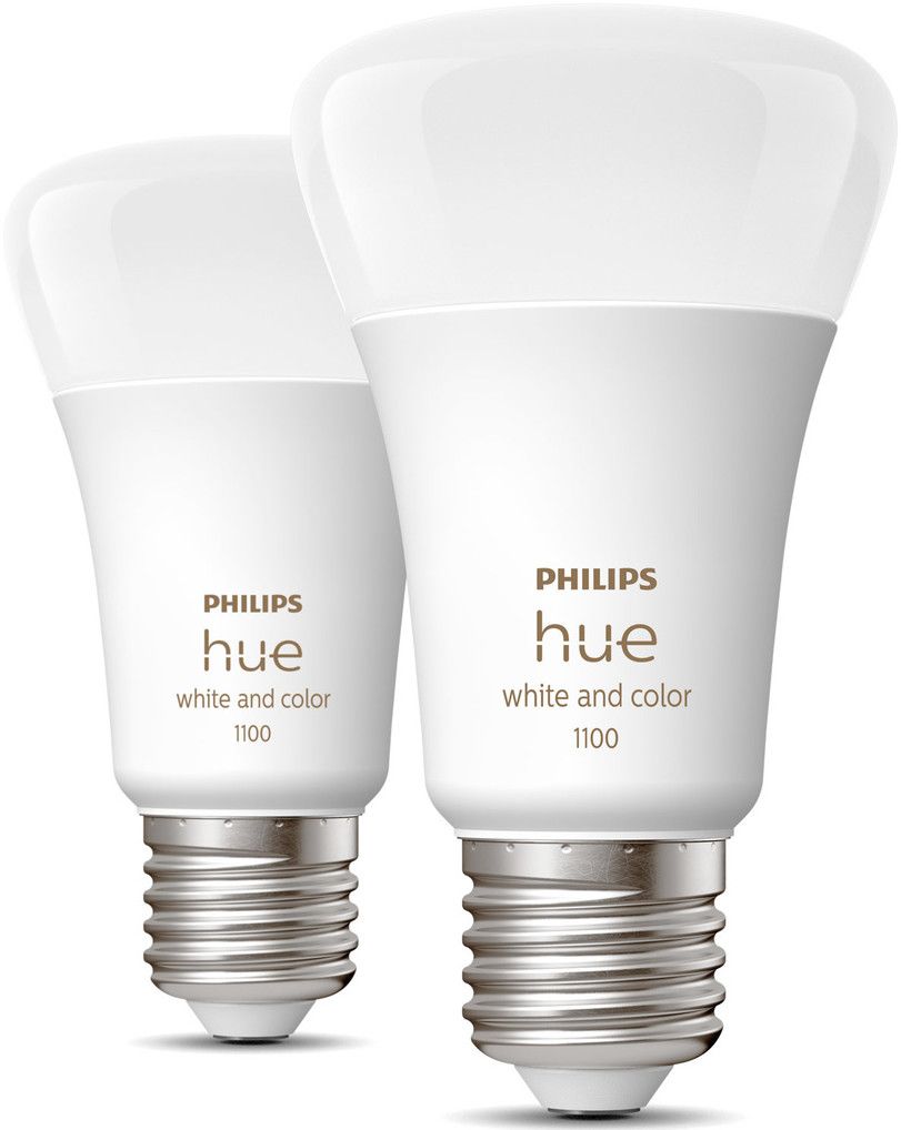 Philips Hue White Color Ambiance E27 HomeKit - 2-pakning