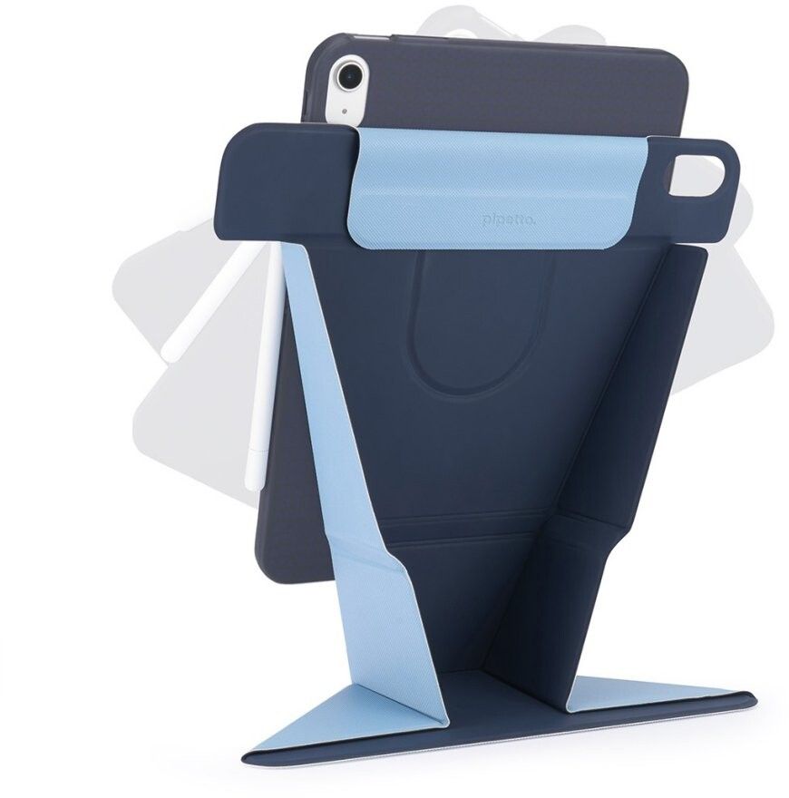 Pipetto Origami No6 stativdeksel (iPad Air 11/Air 5/4) - Mørk blå