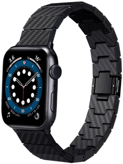 PITAKA Carbon fiber strap - black - AW Ultra 2/1(49mm) 9/8/7 (45mm)/6/SE/5/4 (44mm)/3/2/1 (42mm)