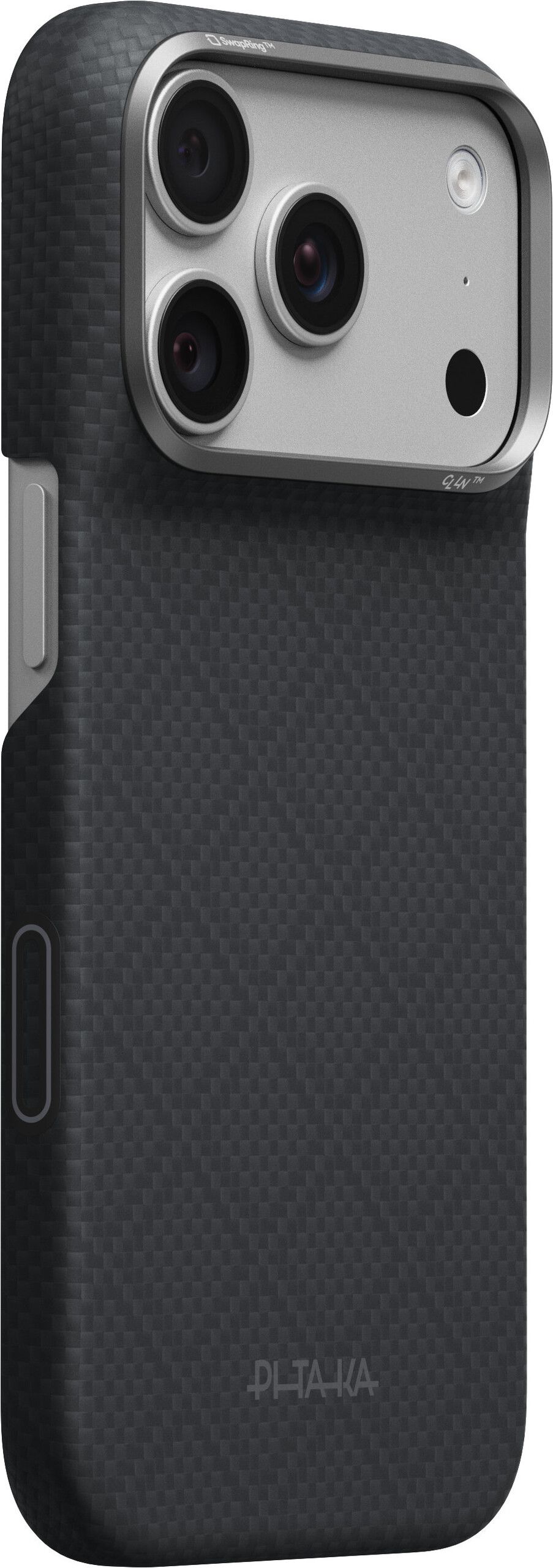 Pitaka Edge Case Argyle (iPhone 17 Pro/18 Pro) - Basalt Black
