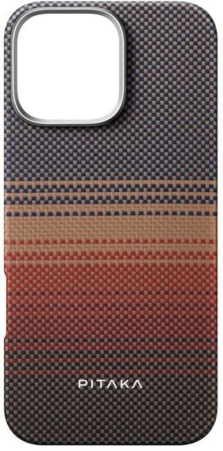 Pitaka Tactile Woven (iPhone 16 Pro Max) - deksel - Solnedgang