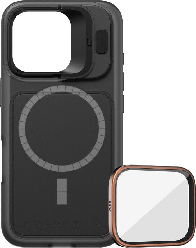 PolarPro LiteChaser BaseCase + UV-filtersett (iPhone 16 Pro)