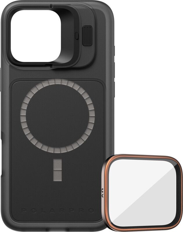 PolarPro LiteChaser BaseCase + UV-filtersett (iPhone 16 Pro Max)