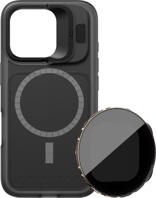 PolarPro LiteChaser BaseCase + VND 3-5 filtersett (iPhone 16 Pro)