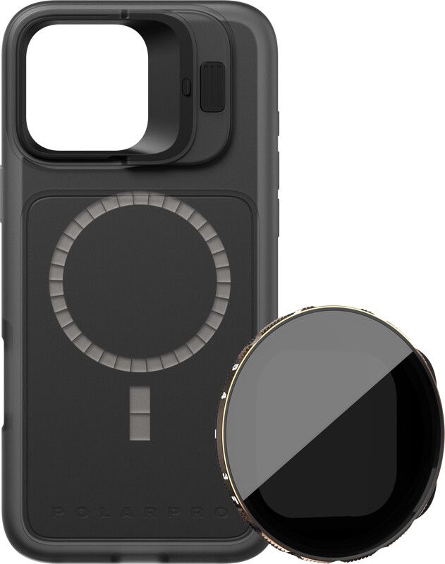 PolarPro LiteChaser BaseCase + VND 3-5 filtersett (iPhone 16 Pro Max)