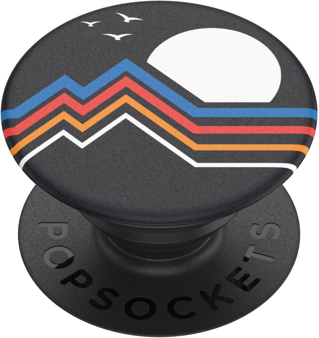 PopSockets PopGrip - Fingergrep/stativ for mobiltelefon - byttbar - Moon Horizon