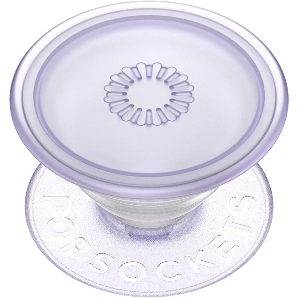 PopSockets PopGrip Plant Transparent - Støvet lavendel