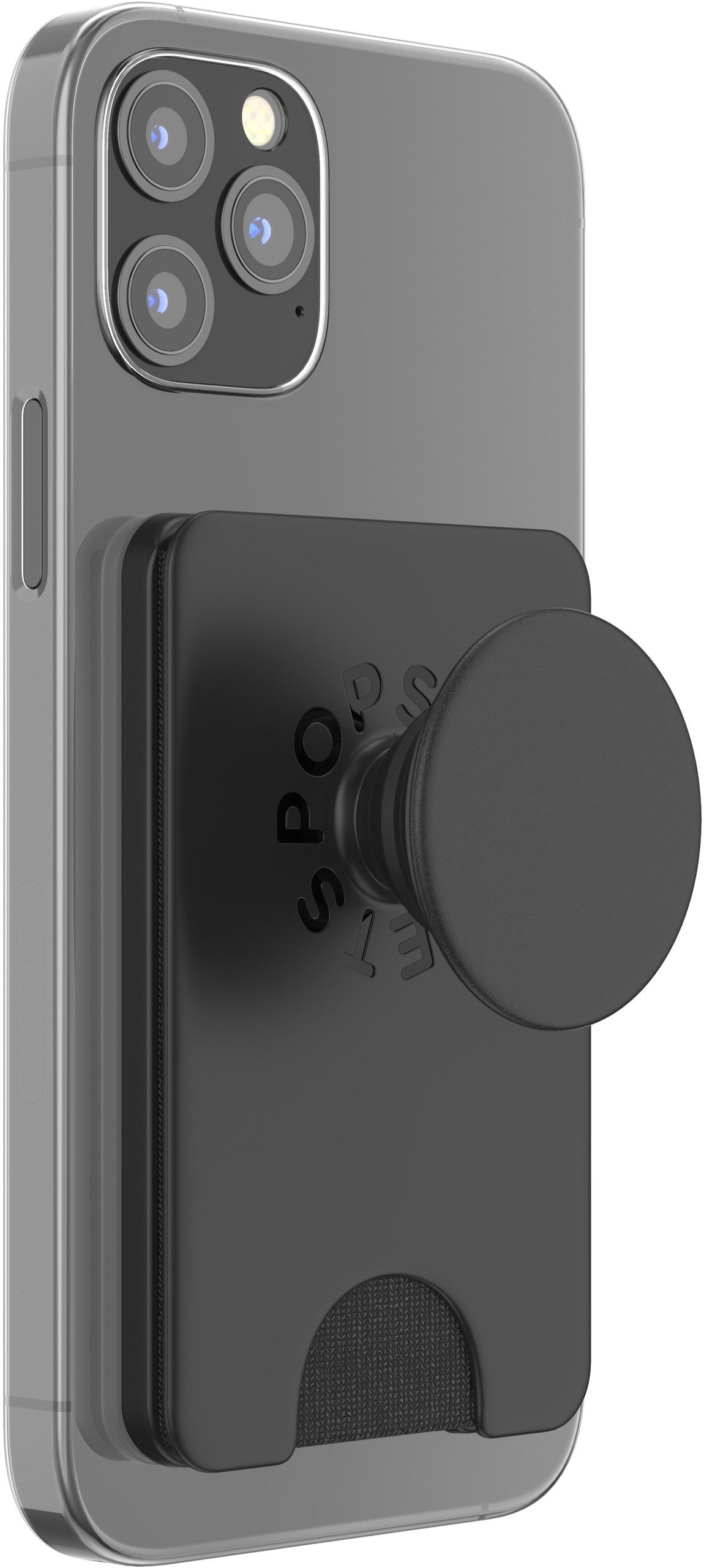 PopSockets Wallet Black Magnestic Magsafe Wallet+