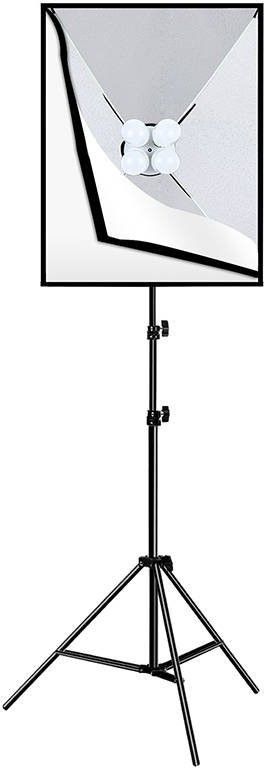 Puluz PU5071EU Stativ med 4 LED-pærer Softbox