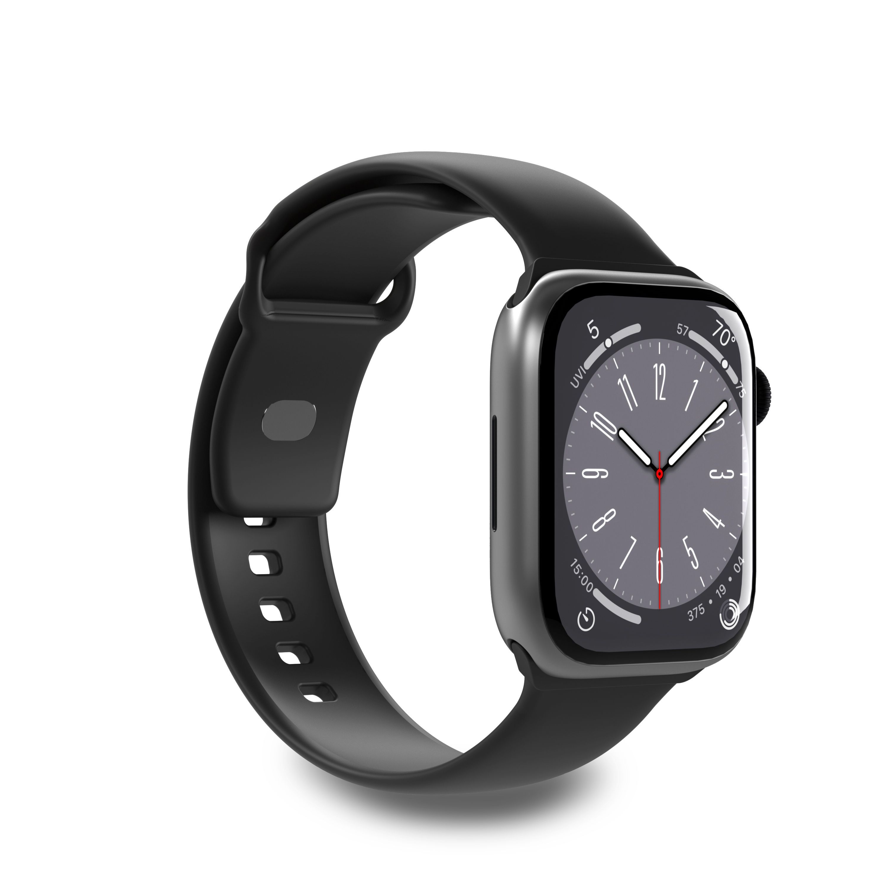Puro Icon Apple Watch Band (Watch 49/46/45/44/42mm) - Svart