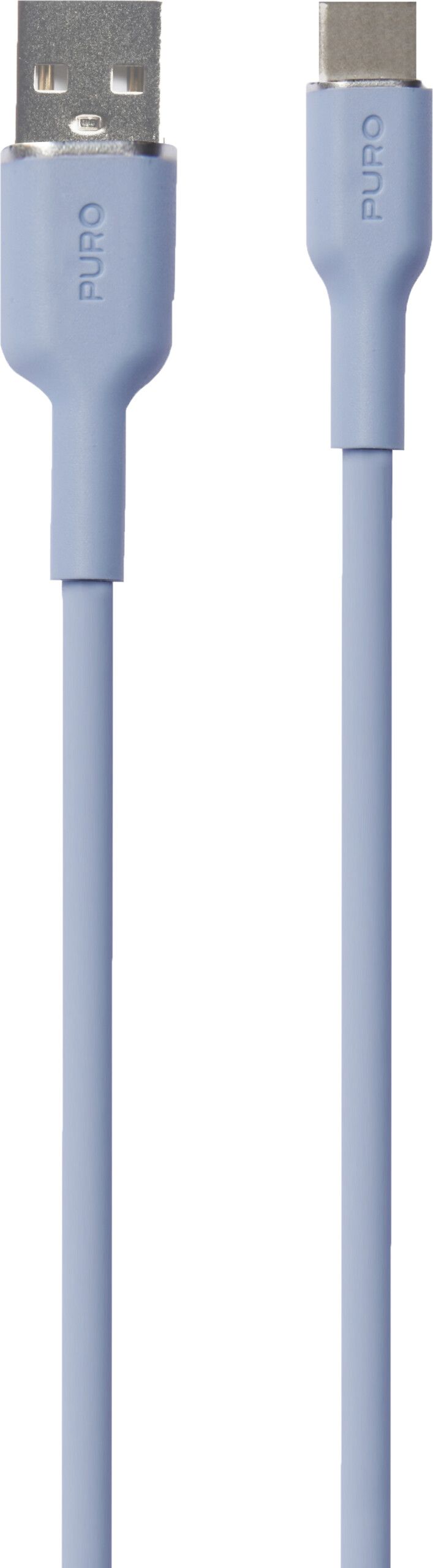 Puro Icon myk kabel USB-A til USB-C - Blå