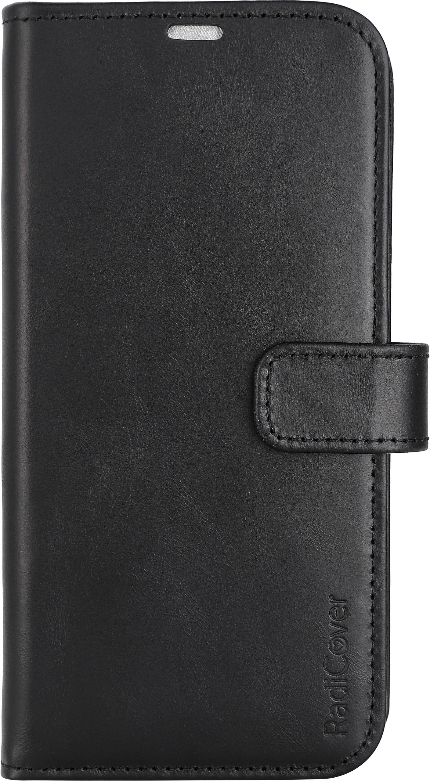 RadiCover - Radiation Protection Wallet Vegan Leather 2in1 iPhone 14 PLUS Exclusive Black