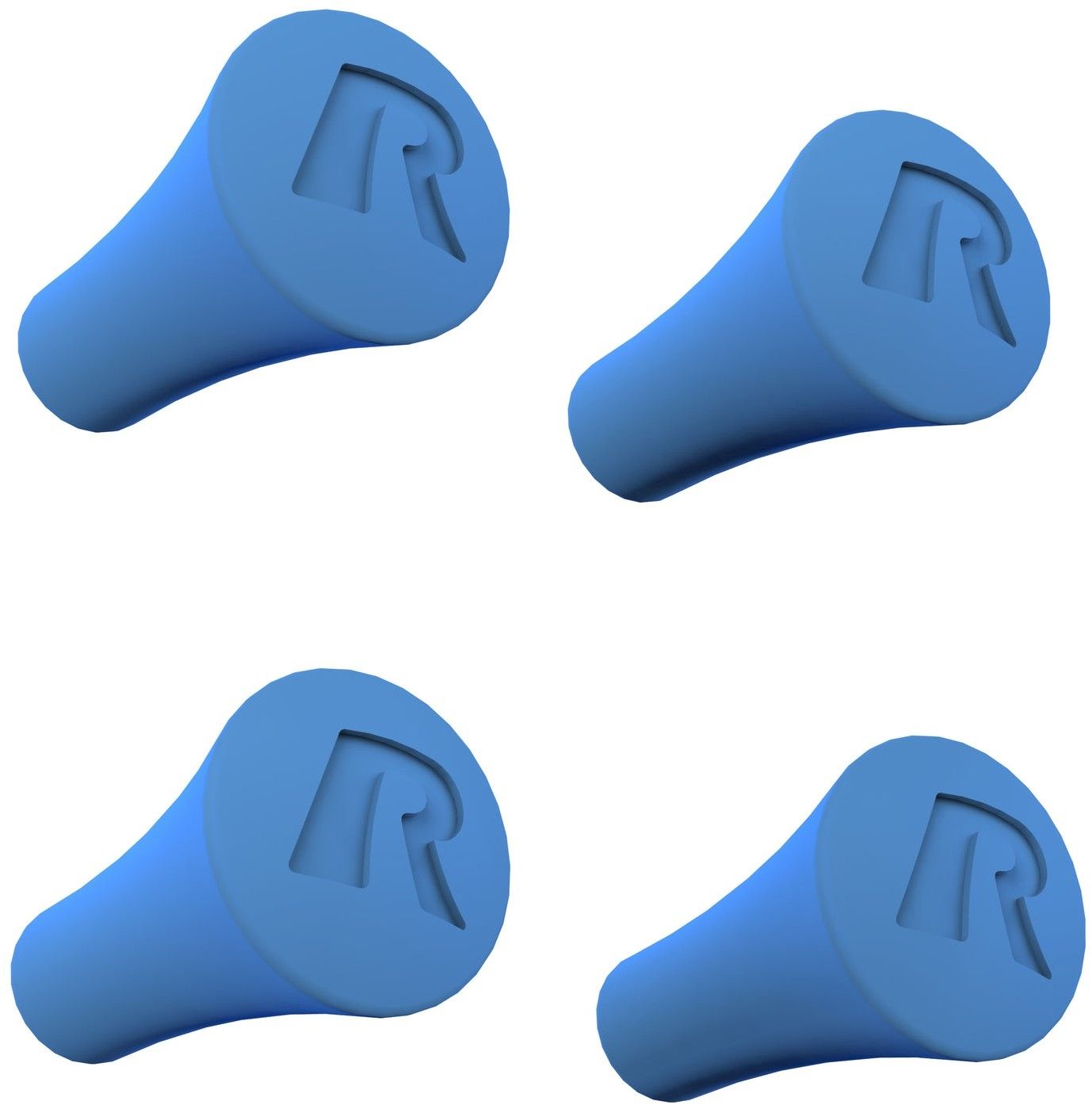 RAM Mount X-Grip Gummihylsor 4-Pack - Blå